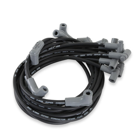 MSD MSD 35593 Super Conductor Spark Plug Wire Set, Black - Outdoor Depot