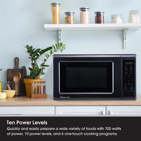Magic Chef 0.7 cu. ft. Countertop Microwave 700-Watt Digital Touch - Outdoor-Depot.us