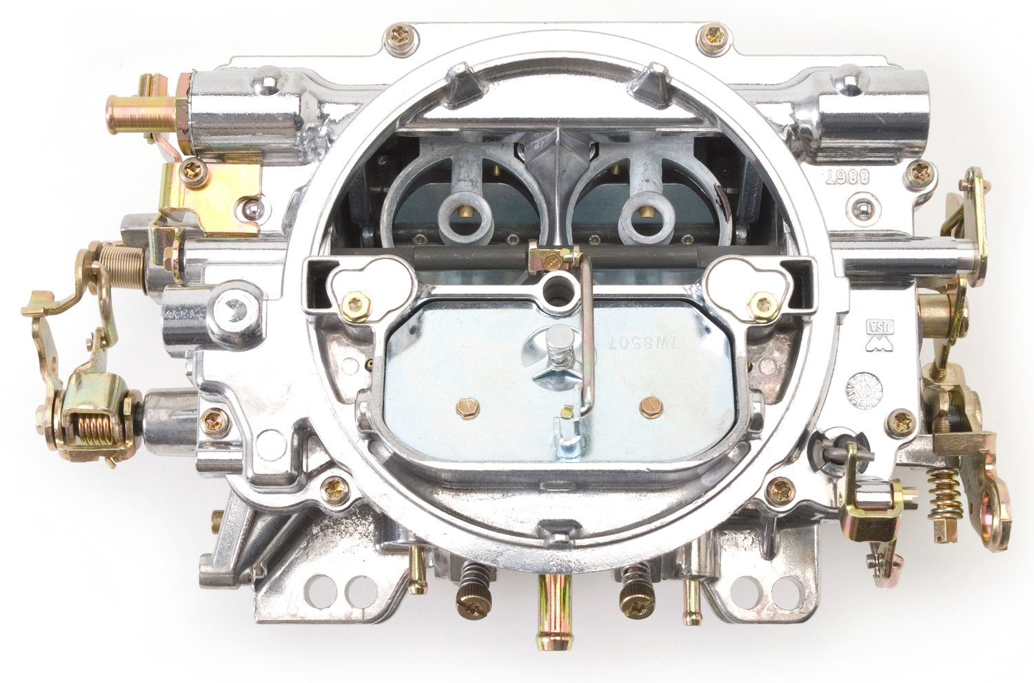 Edelbrock Edelbrock 1407 Performer 750 CFM Square Bore 4-Barrel Air Valve Secondary Manual Choke New - Outdoor Depot
