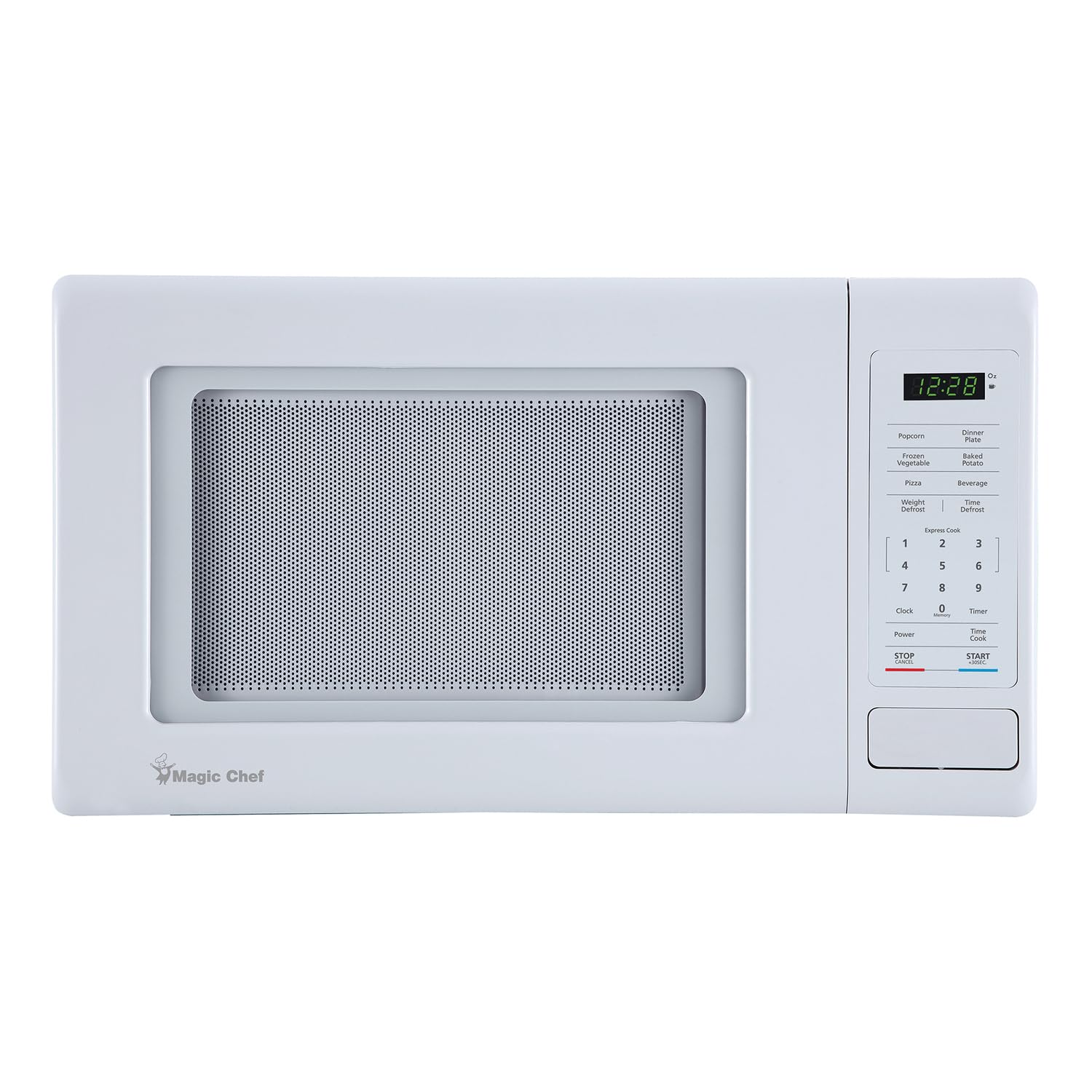 Magic Chef Magic Chef 0.9 Cubic Feet 900 Watt Stainless Countertop Microwave Oven for Compact Spaces with 6 - Outdoor Depot