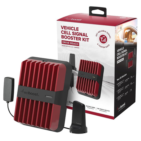 weBoost weBoost Drive Reach - Vehicle Cell Phone Signal Booster | 5G & 4G LTE | Magnetic Roof Antenna | - Outdoor Depot
