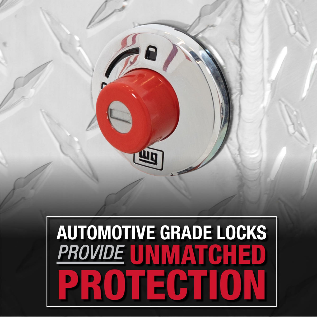 Weather Guard Weather Guard Model 126-3-04 Saddle Box, Steel, For Full Size Trucks, Standard Profile, White, - Outdoor Depot