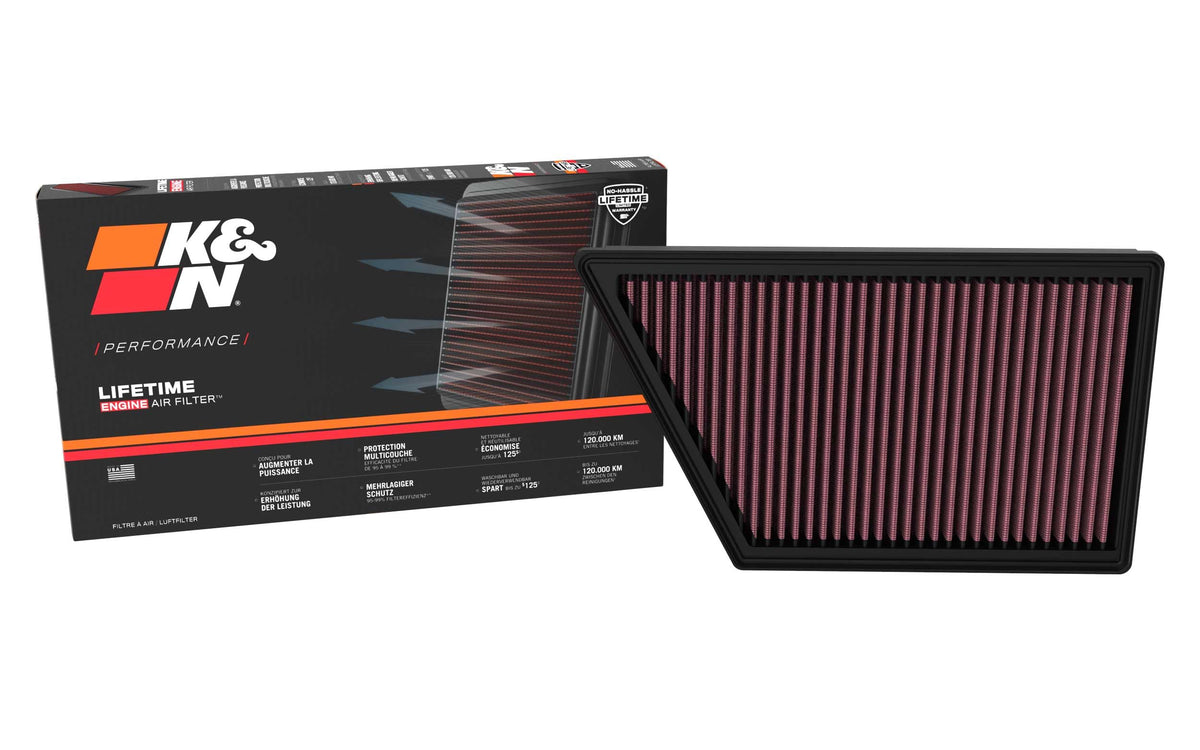 K&N K&N Replacement Air Filter compatible with Ford Ranger & Volkswagen Amarok 2.0/3.0 Diesel 2022- (33-3185) - Outdoor Depot