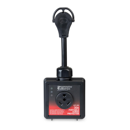Progressive Industries Progressive Industries SSP-30X Portable RV Smart Surge Protector, Black, 30 Amp - Outdoor Depot