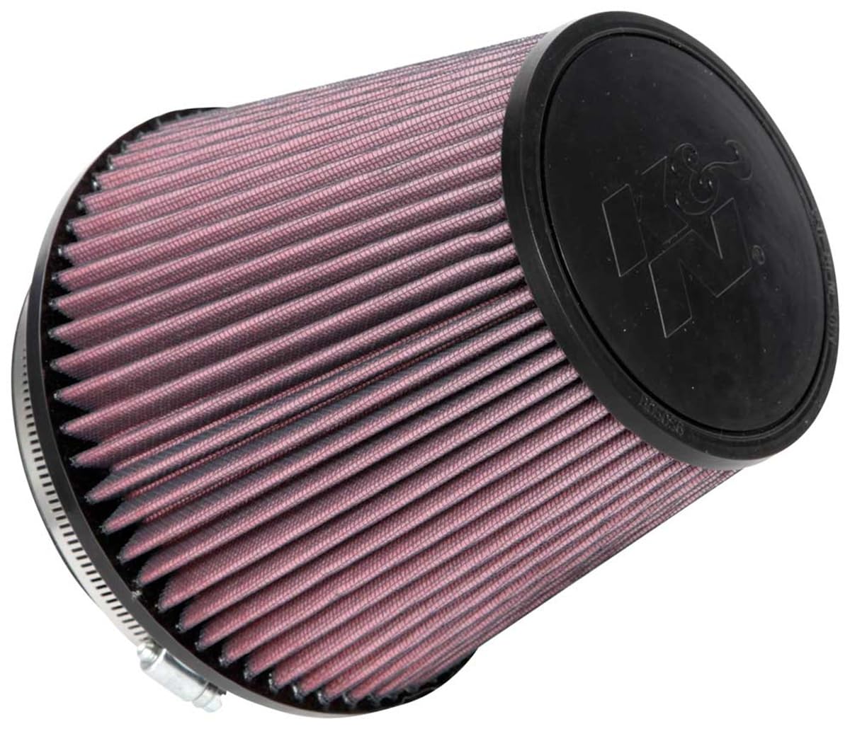 K&N K&N High-Flow Original Lifetime Universal Clamp-On Air Filter: High Performance, Premium, Washable: - Outdoor Depot