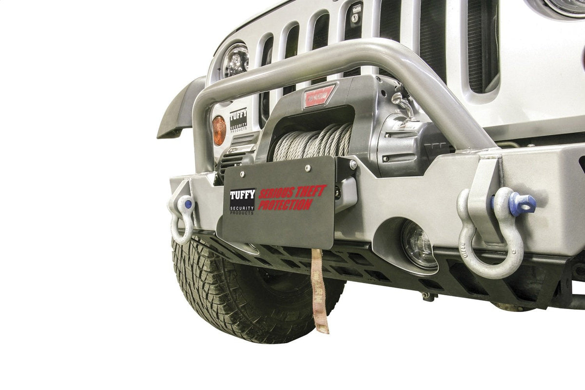 Tuffy Tuffy Security Products - Universal | Flip-Up License Plate Holder | Hawse Fairlead - Outdoor Depot