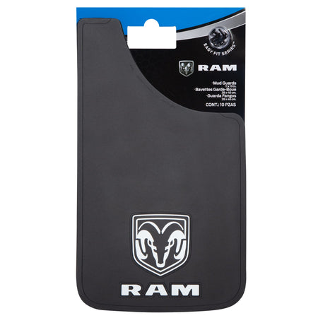 Plasticolor Plasticolor 000541R01 RAM Logo Easy Fit Mud Guard 11"x19" - Left and Right Set - Outdoor Depot