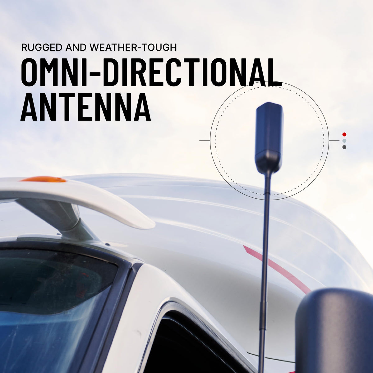 weBoost weBoost Drive Reach OTR - Cell Phone Signal Booster for Trucks and SUVs | Boosts 5G & 4G LTE for All - Outdoor Depot