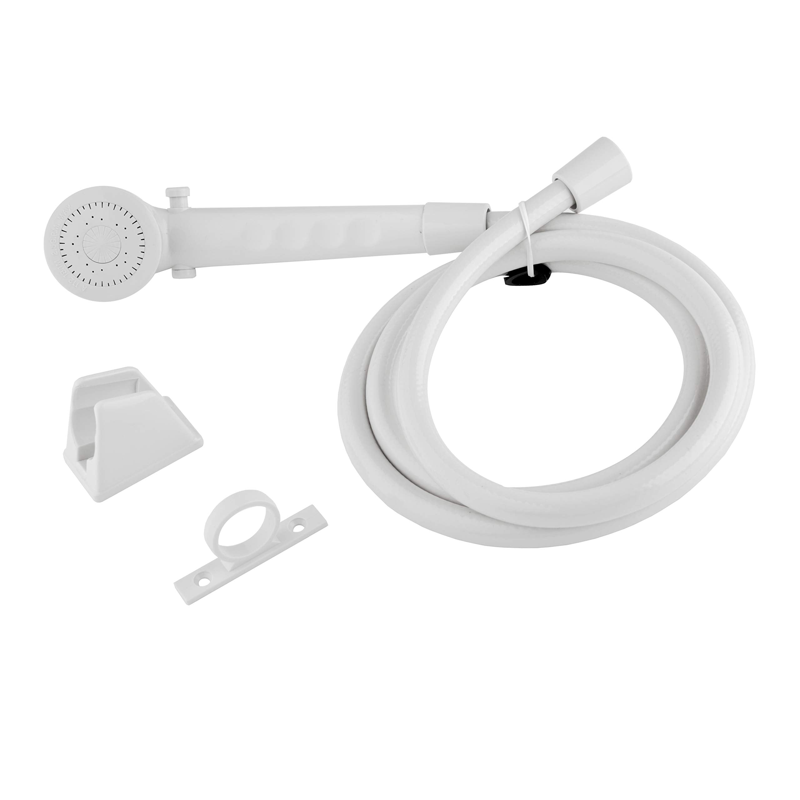 Dura Faucet Dura Faucet DF-SA130-WT RV Economical Shower Head and 60 inch Hose Kit, Water Saving Trickle - Outdoor Depot