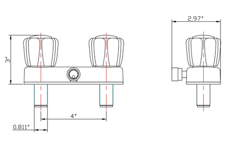 Suburban Suburban Single Water Heater ON/OFF Wall Switch - RV Interior Wall Mount On/Off Switch for Control - Outdoor Depot