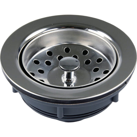 JR Products JR Products 95285 Large Kitchen Strainer - Chrome - Outdoor Depot
