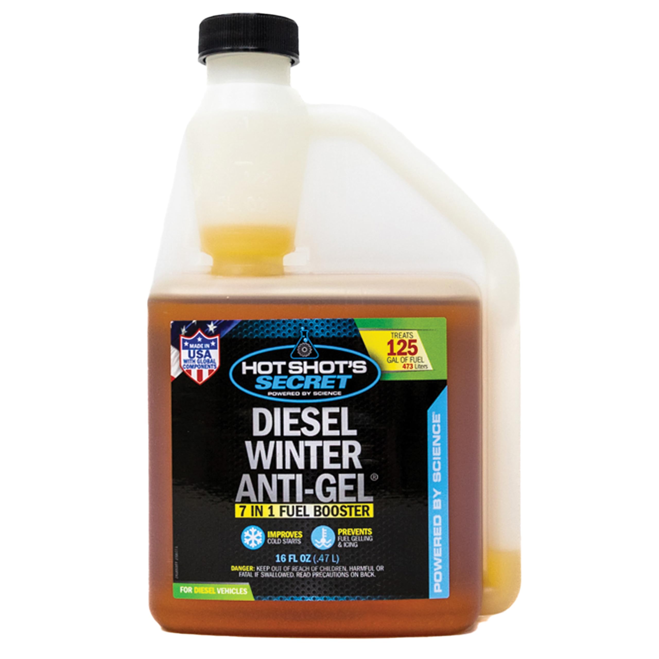 Hot Shot's Secret Hot Shot’s Secret Diesel Winter Anti-Gel Fuel Treatment 16 oz Squeeze – Treats 125 Gallons - Outdoor Depot