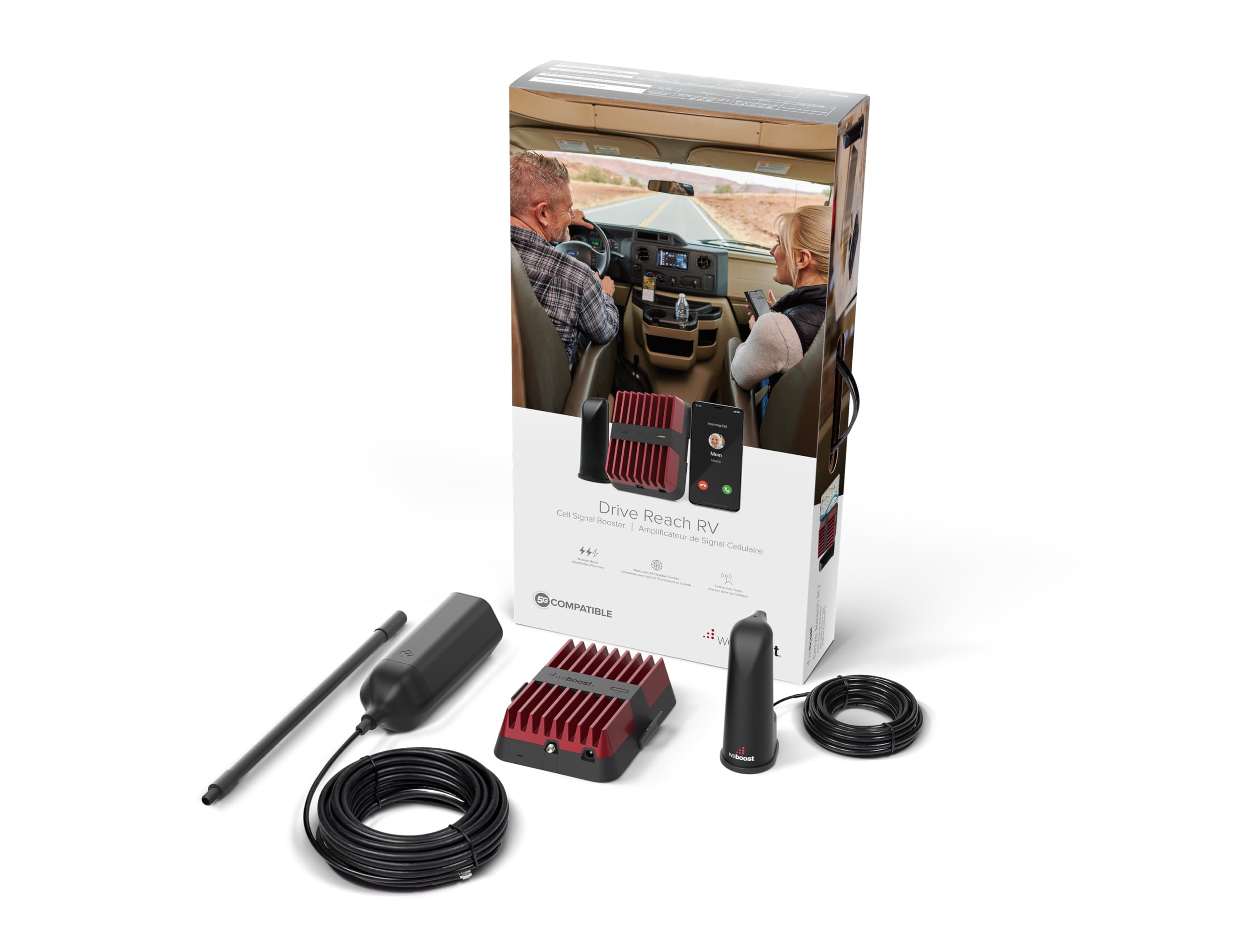 weBoost weBoost Drive Reach RV - Cell Phone Signal Booster kit | Boosts 4G LTE & 5G for All U.S. Carriers - - Outdoor Depot
