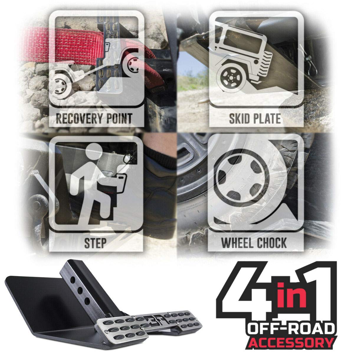 BODY ARMOR WeatherTech BODYARMOR 5136 Universal Hitch Skid Universal Hitch Skid, Black - Outdoor Depot