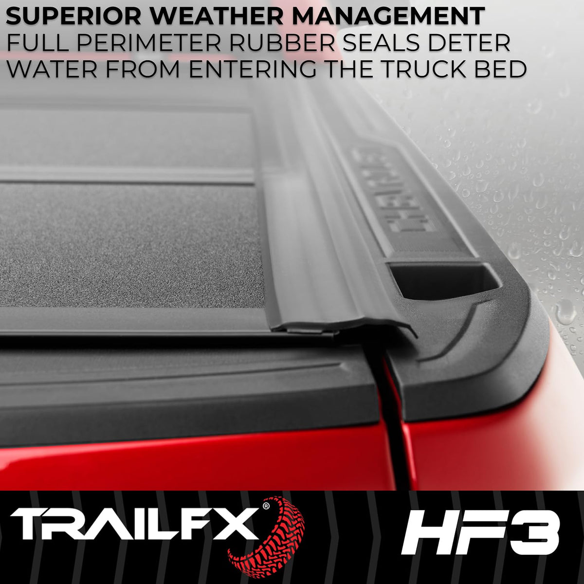Trailfx TrailFX Hard Tri-Fold Tonneau Cover Fits 2021-2025 Ford F-150 5.5 Foot Bed Hard Folding Cover 3 - Outdoor Depot