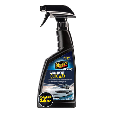 Meguiar's Meguiar's M5916 Marine and RV Quik Wax Clean and Protect, Removes Water Spots and Light - Outdoor Depot