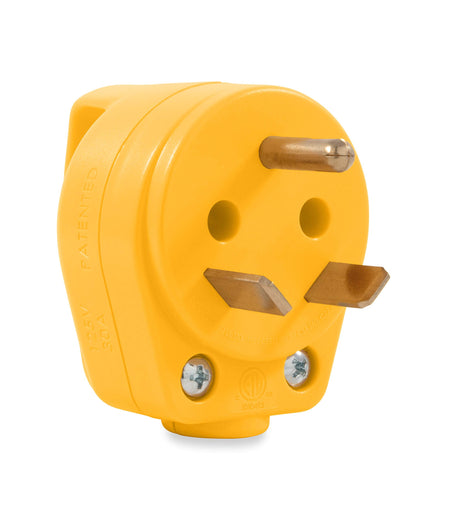 Camco Camco Power Grip RV Mini Replacement Plug - Attach 30 Amp RV Plug to Existing 30 Amp RV Extension Cord - Outdoor Depot