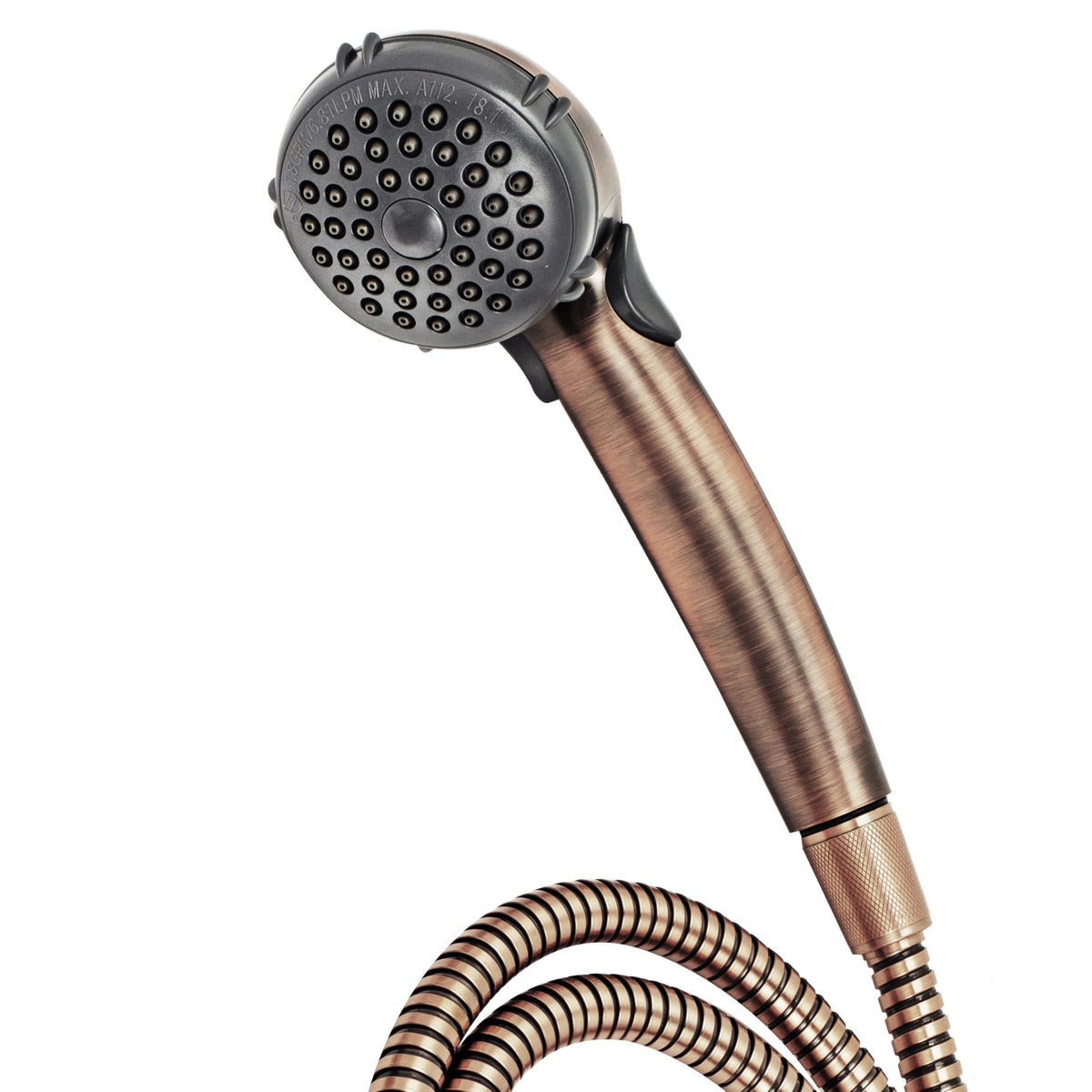 Dura Faucet Dura Faucet DF-SA400-ORB RV Hand Held Shower Wand, Water-Saving Trickle Switch (Oil Rubbed - Outdoor Depot