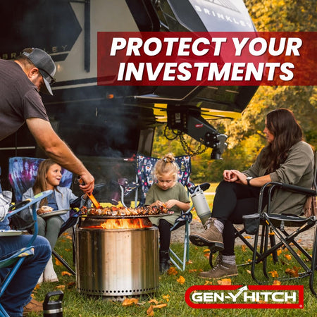 GEN-Y Hitch GEN-Y Hitch Rhino Fifth Wheel Pin Box with Gooseneck SnapLatch Coupler | 3,500-6,500 LBS Pin - Outdoor Depot