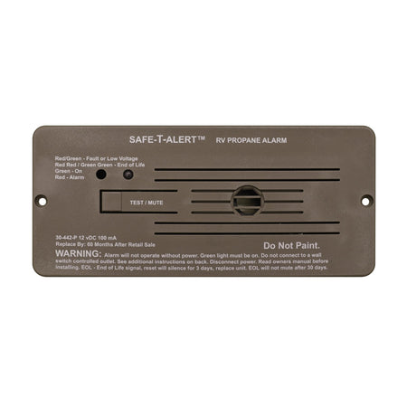 Safe T Alert Safe T Alert - Classic LP Gas Alarm - Flush Mount Brown - 30-442-P-BR - Outdoor Depot