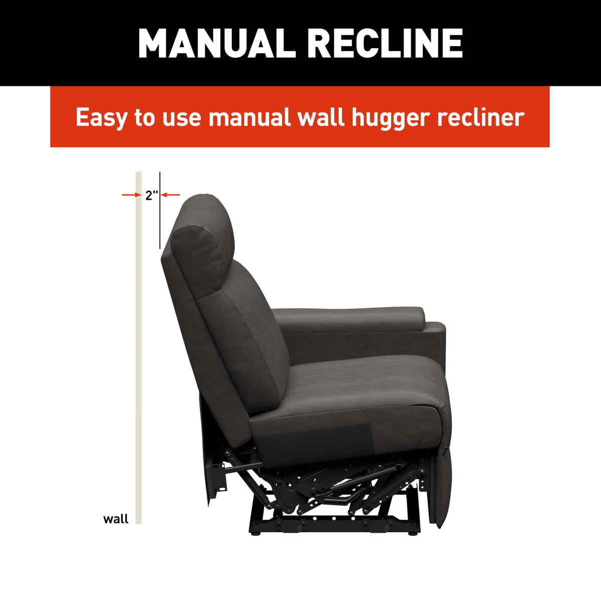 THOMAS PAYNE Thomas Payne Signature Heritage Series McCoy RV Theater Seating Left Arm Recliner with Manual - Outdoor Depot