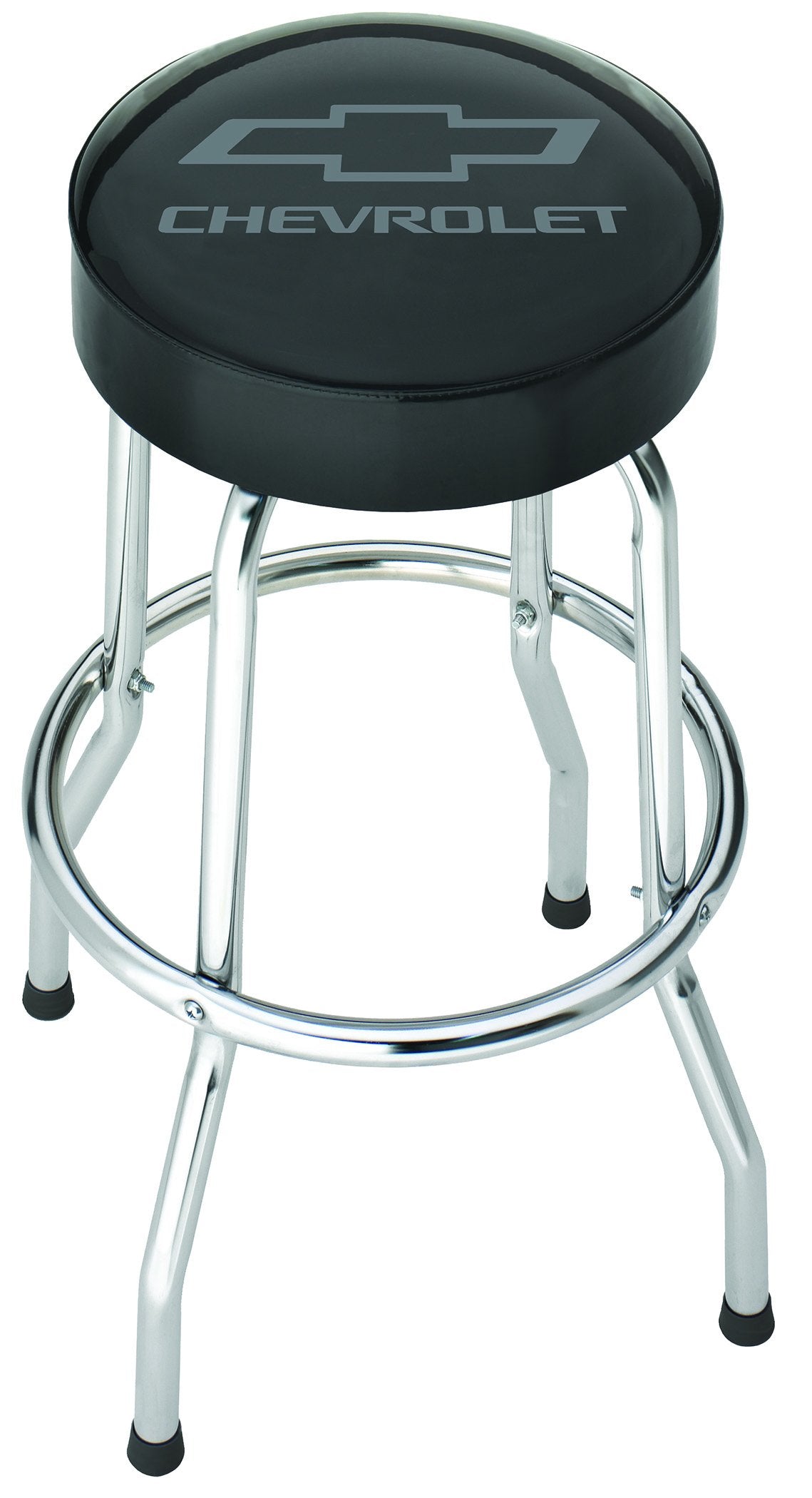 Plasticolor Plasticolor 004790R01 Black/Grey Garage Stool (Chevrolet) - Outdoor Depot