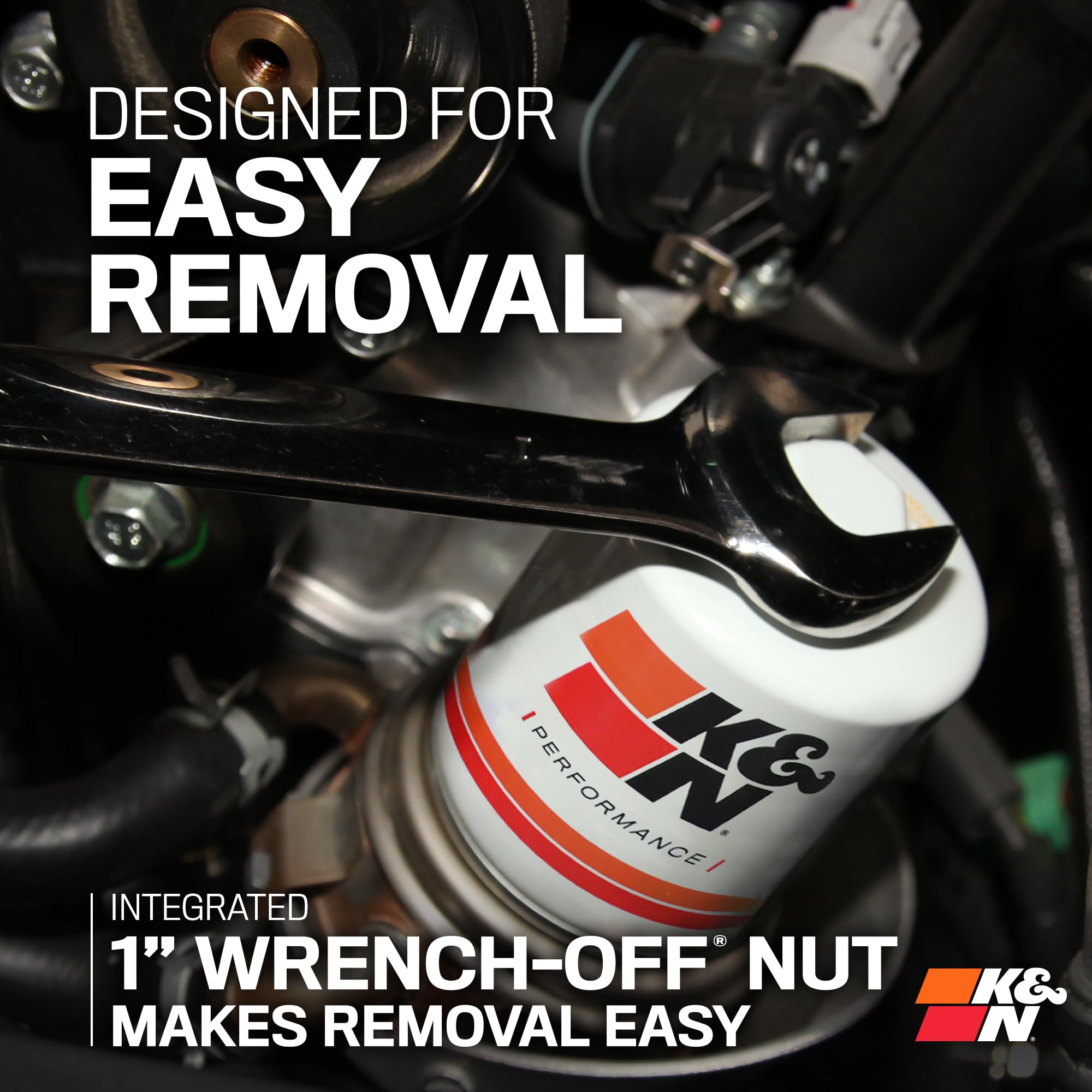 K&N K&N Premium Oil Filter: 20,000 Mile Engine Protection with Wrench Off Nut: Compatible with Select - Outdoor Depot