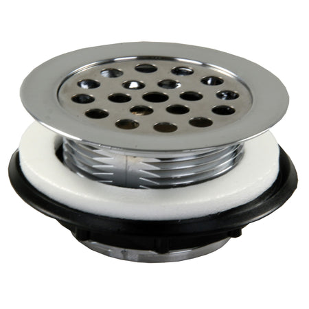 JR Products JR Products 95175 Shower Strainer with Grid - Chrome - Outdoor Depot