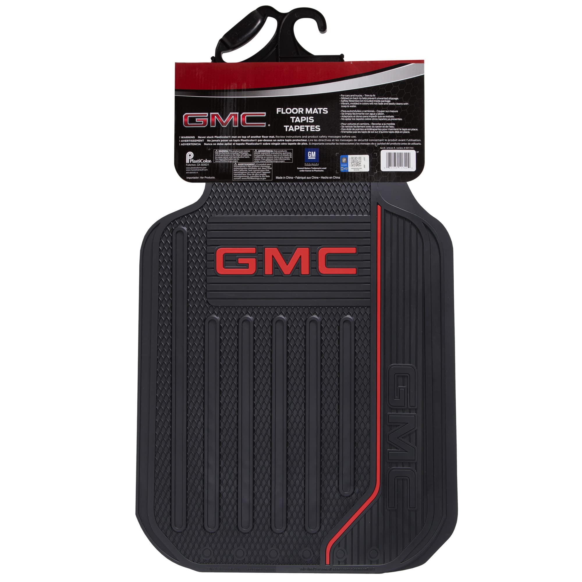Plasticolor Plasticolor 001744R01 GMC Elite Series 1st Row Floor Mats - Outdoor Depot