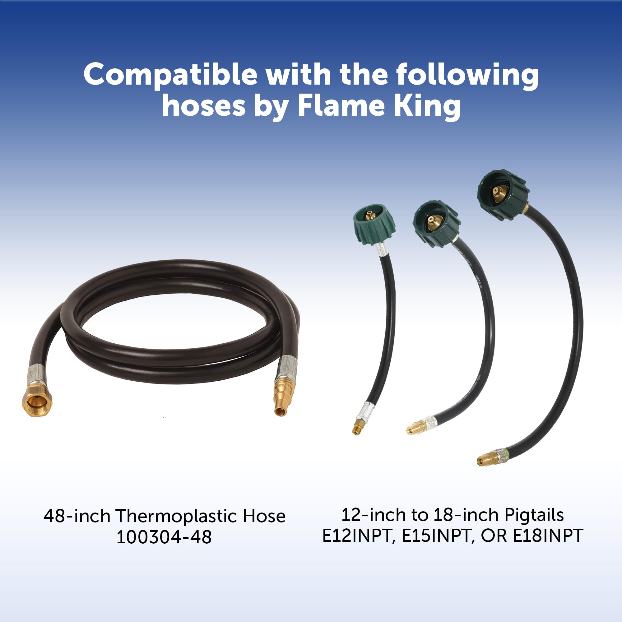 Flame King Flame King (ACR-2) Without Pigtails 2-Stage Auto Changeover LP Propane Gas Regulator For RVs, - Outdoor Depot