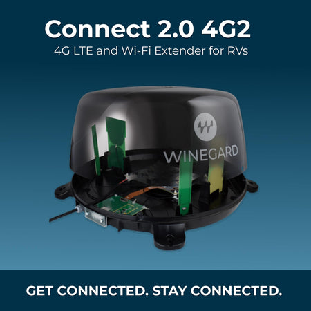 Winegard Winegard Connect 2.0 4G WF2-435 Router and WiFi Extender – High-Performance 4G LTE – Long-Range - Outdoor Depot