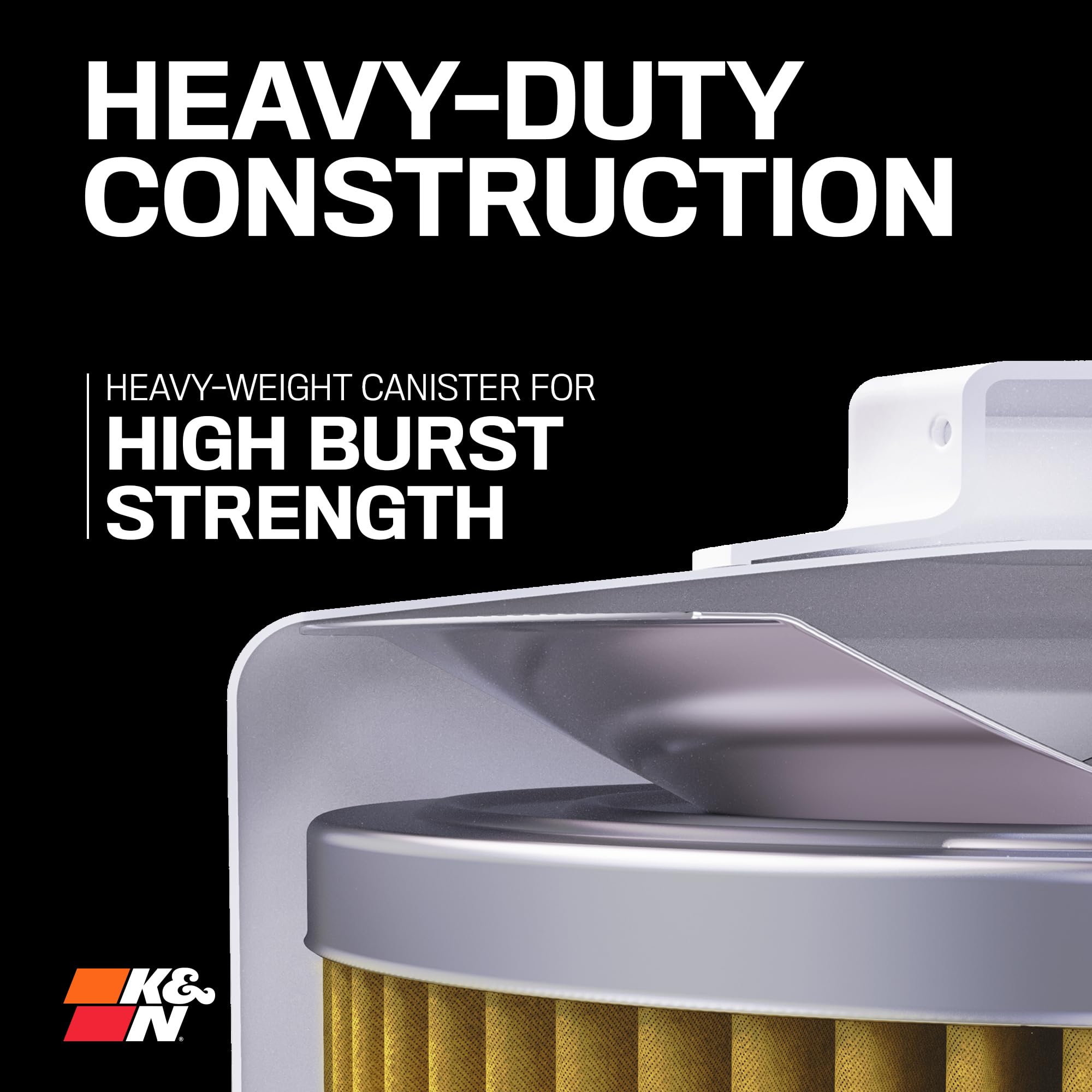 K&N K&N Premium Oil Filter: 20,000 Mile Engine Protection with Wrench Off Nut: Compatible with Select - Outdoor Depot