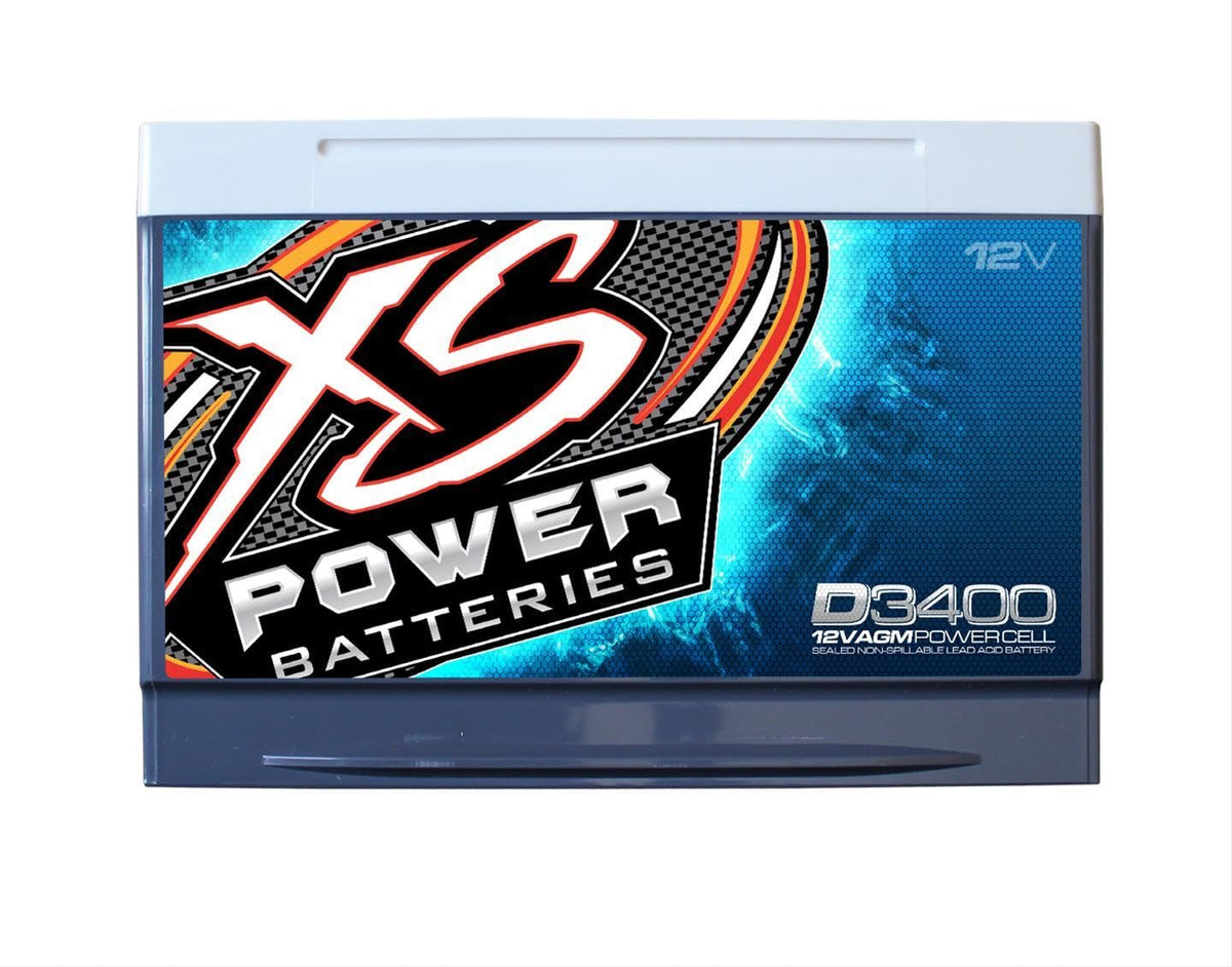 XS Power XS Power D3400 XS Series 12V 3,300 Amp AGM High Output Battery with M6 Terminal Bolt - Outdoor Depot