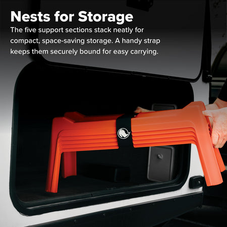 Camco Camco Rhino RV Sewer Hose Support Kit - Extends Over Uneven Terrain for Easy Drainage - Supports Up to - Outdoor Depot