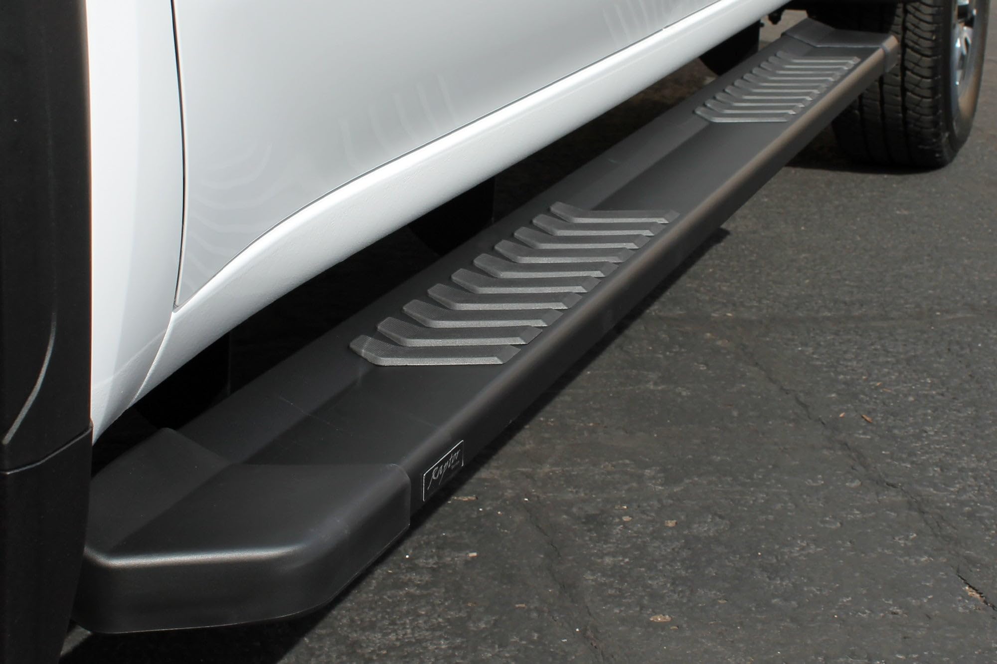 Raptor Series Raptor Series Running Boards Steps 6in OEM Style Black Aluminum Compatible with Crew Cab - Outdoor Depot