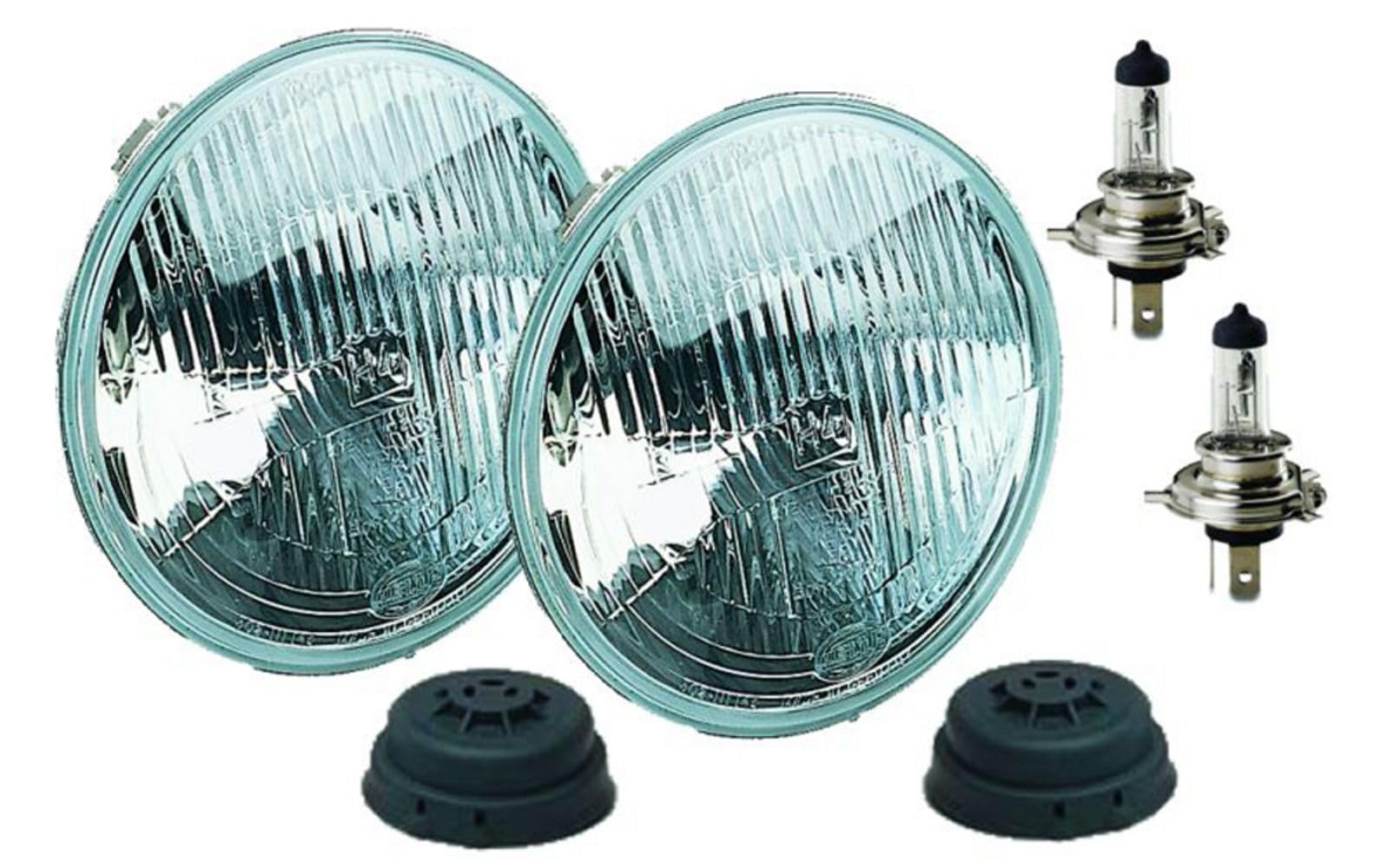 Hella Hella 002395801 Vision Plus 165mm 12V High/Low Beam Halogen Conversion Headlamp Kit (H4 ECE), Multi - Outdoor Depot