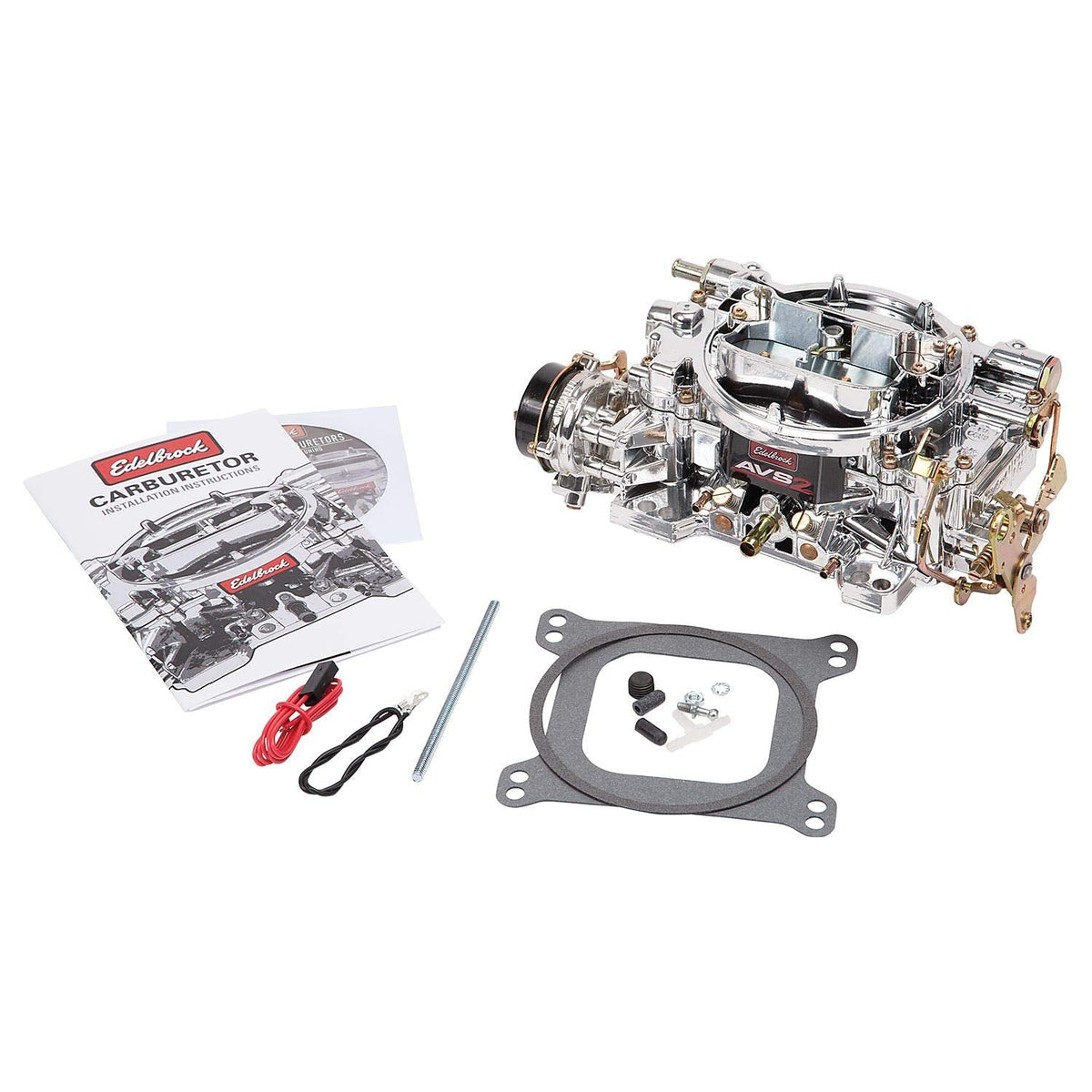 Edelbrock Edelbrock 1906 AVS2 Carburetor 650 CFM With Electric Choke, Satin Finish - Outdoor Depot
