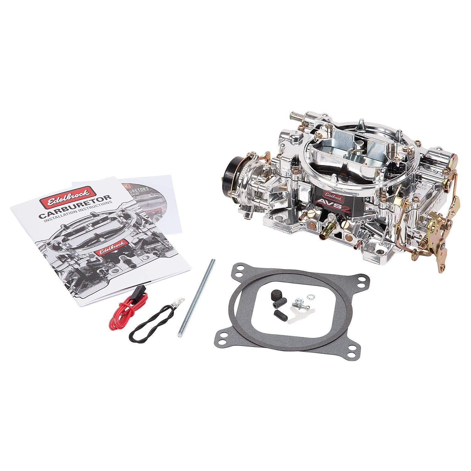 Edelbrock Edelbrock 1906 AVS2 Carburetor 650 CFM With Electric Choke, Satin Finish - Outdoor Depot