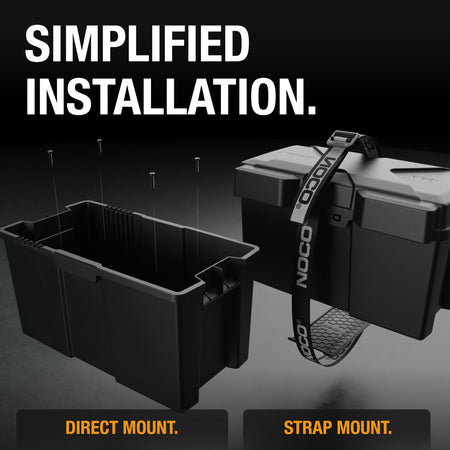 NOCO NOCO Snap-Top BG31 Battery Box, Group 24-31 12V Battery Box for Marine, Automotive, RV, Boat, Camper - Outdoor Depot