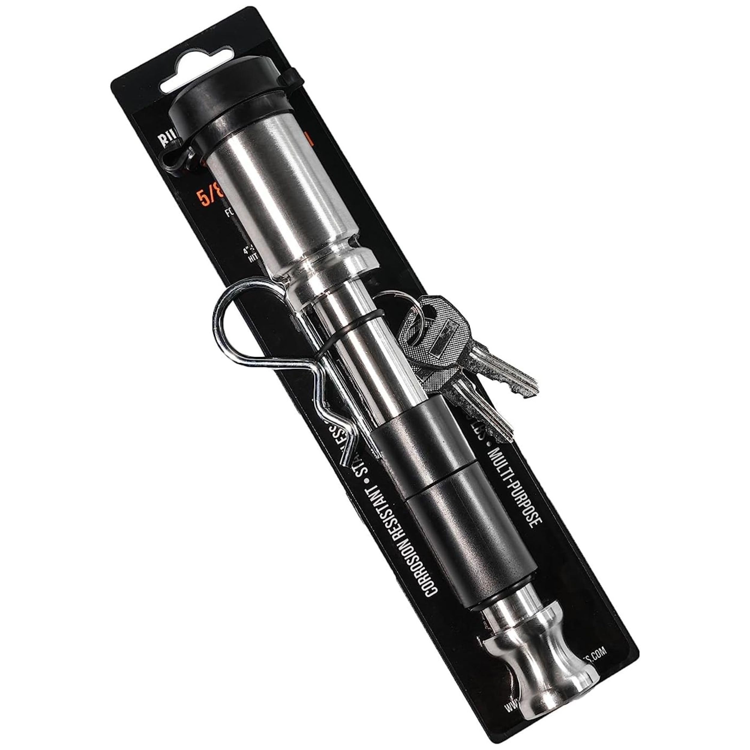 BulletProof Hitches BulletProof Hitches - 5/8" Trailer Hitch Locking Pin - Universal Fit, Stainless Steel, - Outdoor Depot