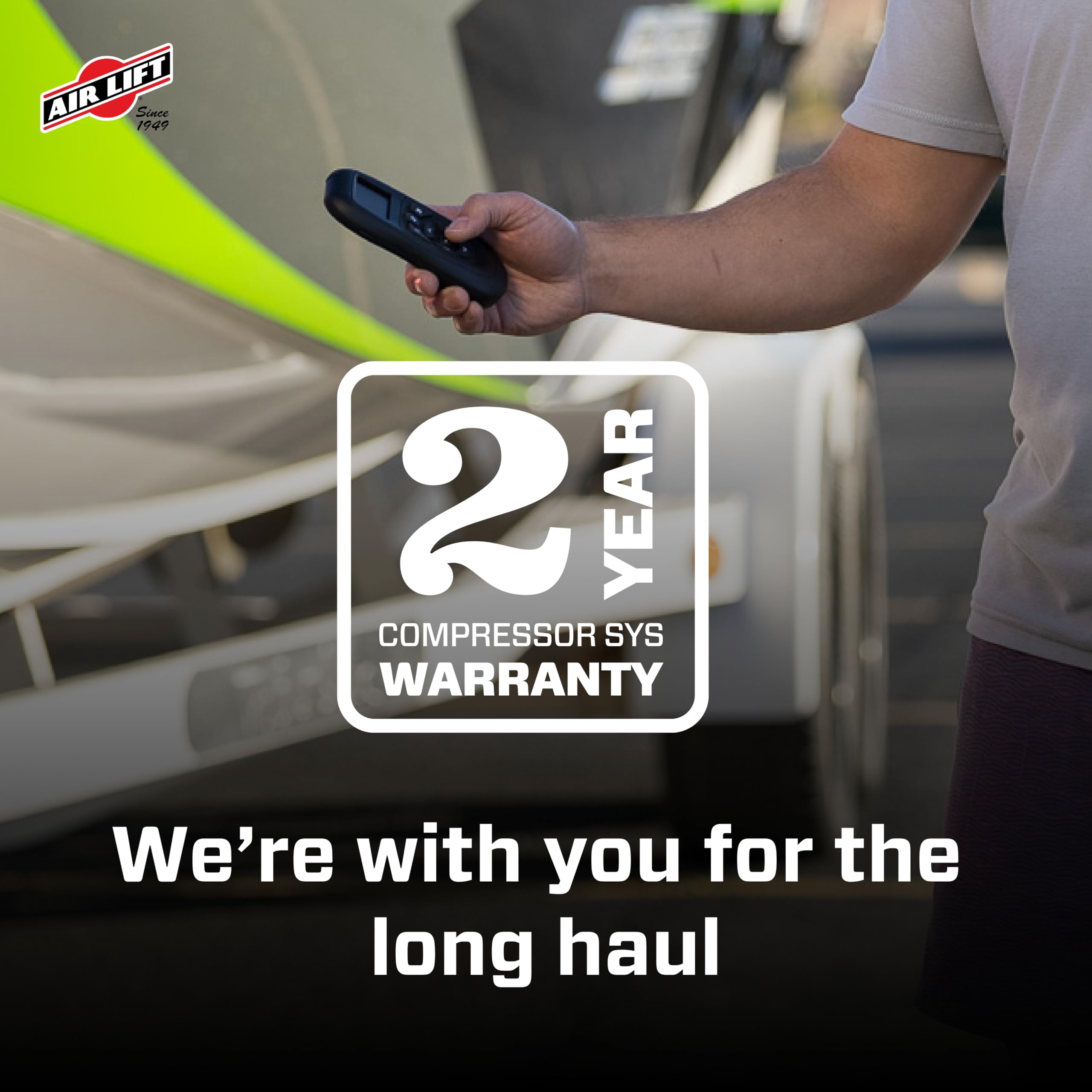 Air Lift Air Lift WirelessAir + EZ Mount, 2nd Generation On-Board Air Compressor with Mobile App - 74000EZ - Outdoor-Depot.us