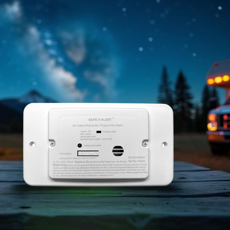 Safe T Alert Safe T Alert - Dual LP/CO Alarm - Flush Mount w/Trim Ring White - 25-742-WT-TR - Outdoor Depot