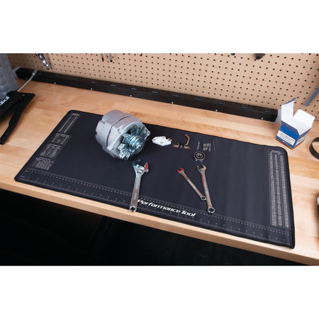 Performance Tool Performance Tool W88977 Neoprene Mat with Ruler and Reference Charts, Chemical Resistant, - Outdoor Depot