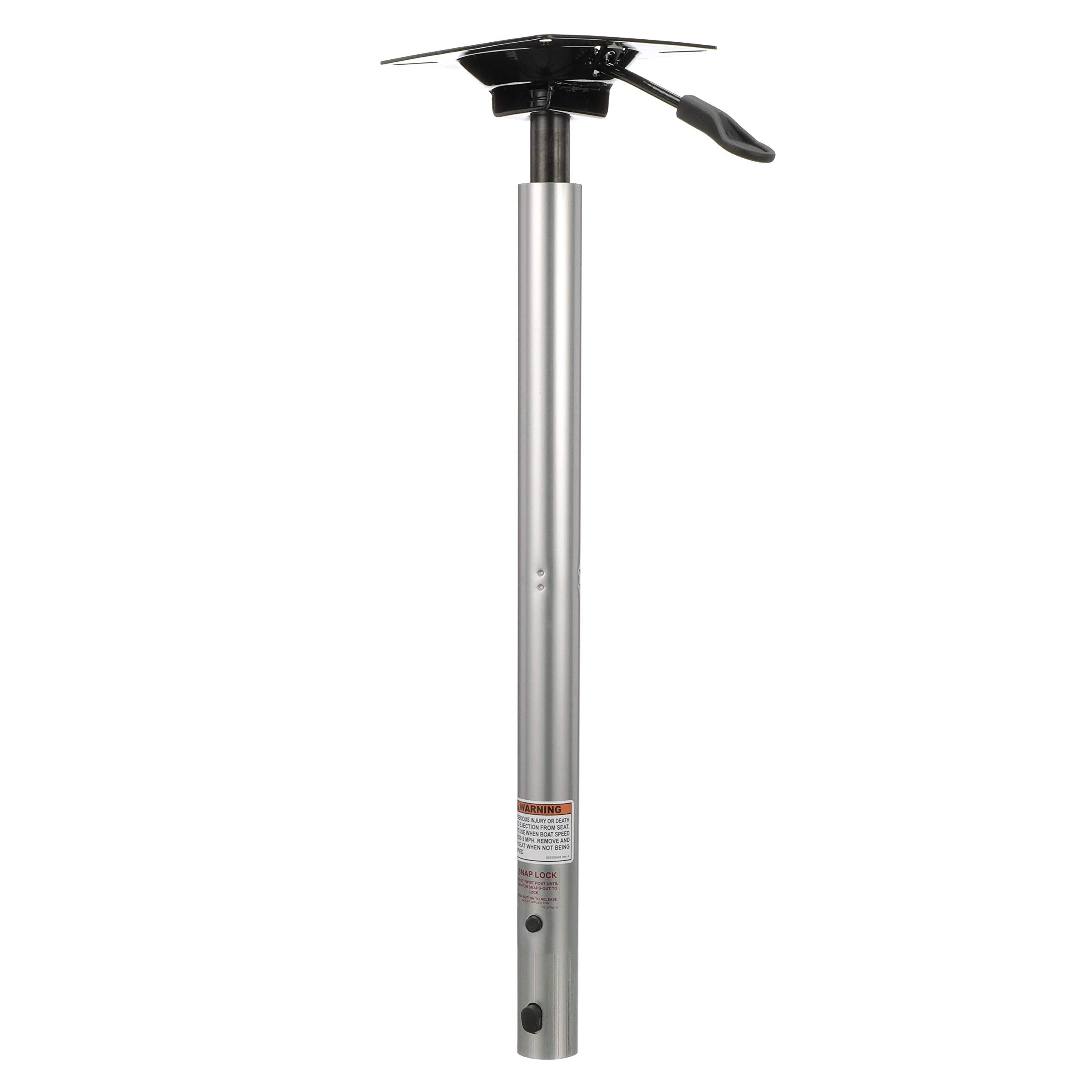 attwood Attwood SP-39204 Snap-Lock 1.77-Inch Post, Adjustable Height, 24 to 30 Inches High, Power Pedestal, - Outdoor Depot