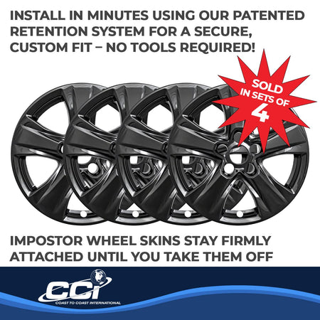 Coast to Coast International Impostor Wheel Covers Fits Toyota RAV4 2019-2025 Set of 4 Wheel Skins 5 V - Outdoor Depot