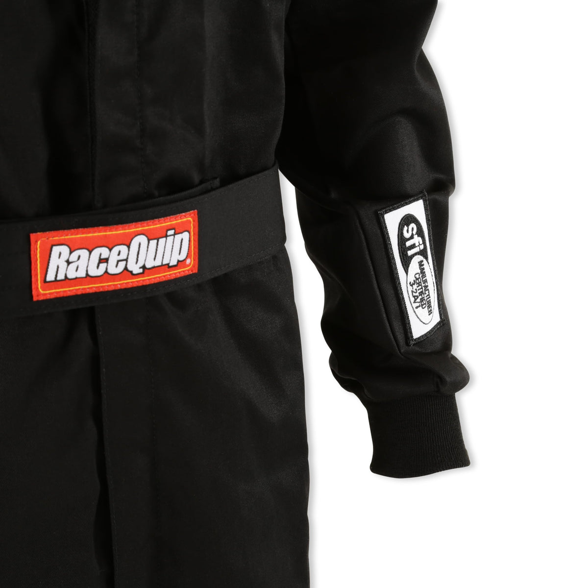 RaceQuip RaceQuip® 110006RQP 110 Series 1-Pc Driving Suit - SFI 3.2A/1 - Black - XL - Outdoor Depot