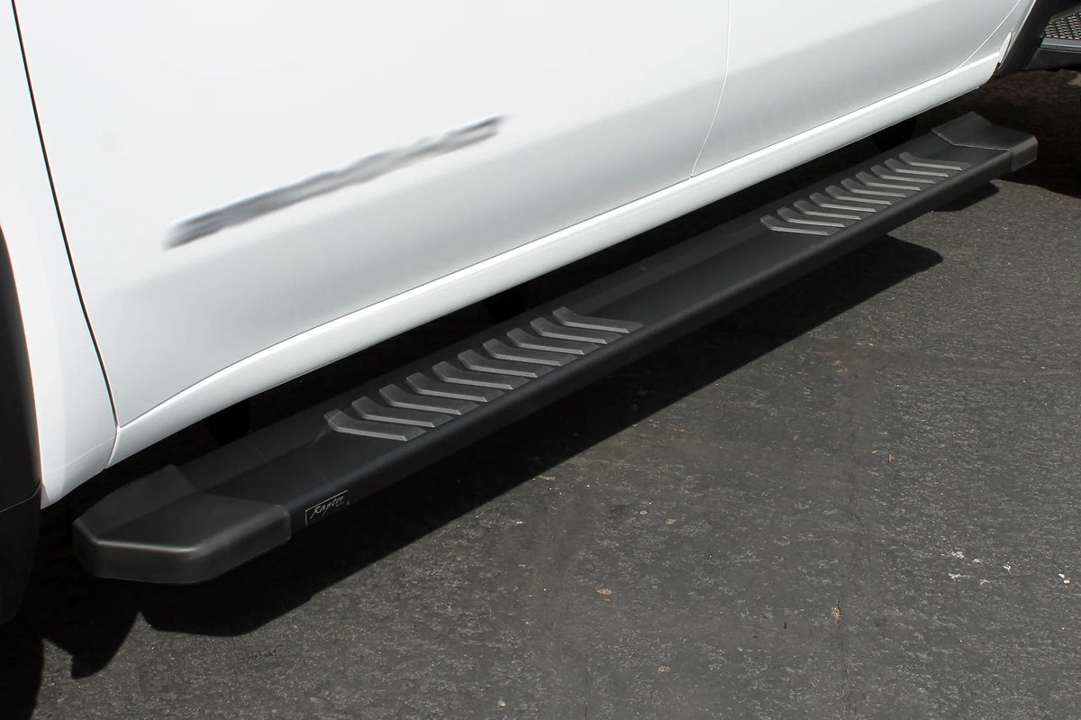 Raptor Series Raptor Series Running Boards Steps 6in OEM Style Black Aluminum Compatible with Crew Cab - Outdoor Depot