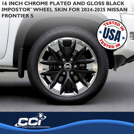 Coast to Coast International CCI Impostor ® Wheel Skins IMP516XB, 16 Inch, 6 Y Spokes, Plated/Painted, - Outdoor Depot