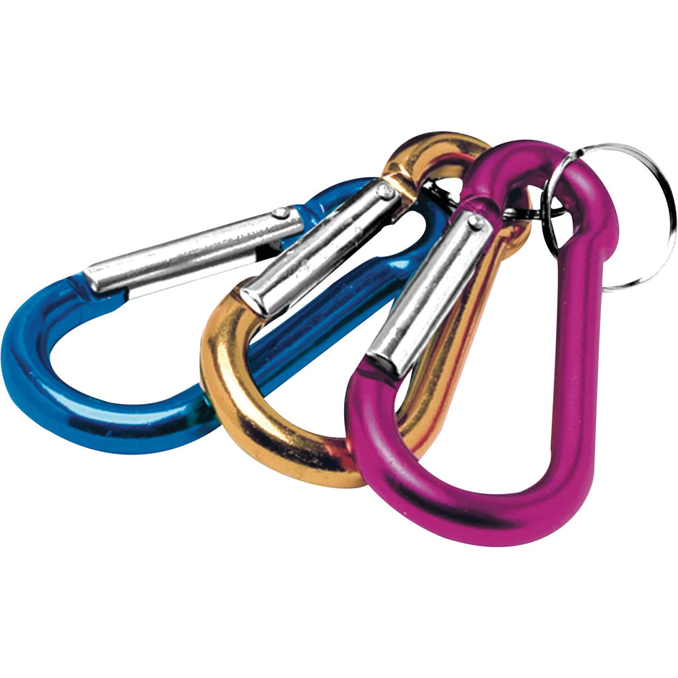 PERFORM TOOL W3203 Performance Tool  Anodized Aluminum Carabiner Key Chain Set Camping & Outdoor
