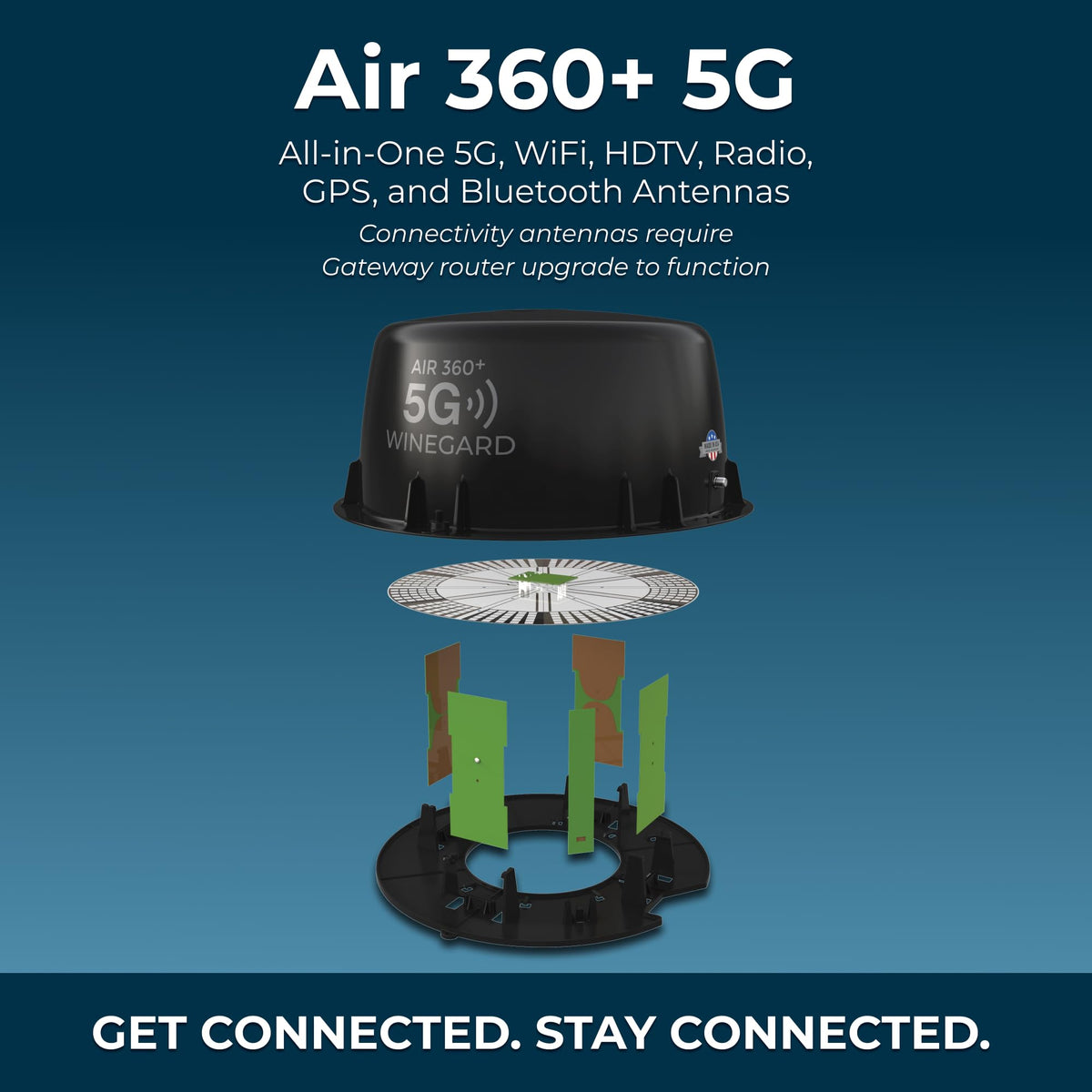 Winegard Winegard AR2-5G1 Air 360+ 5G - Outdoor Depot
